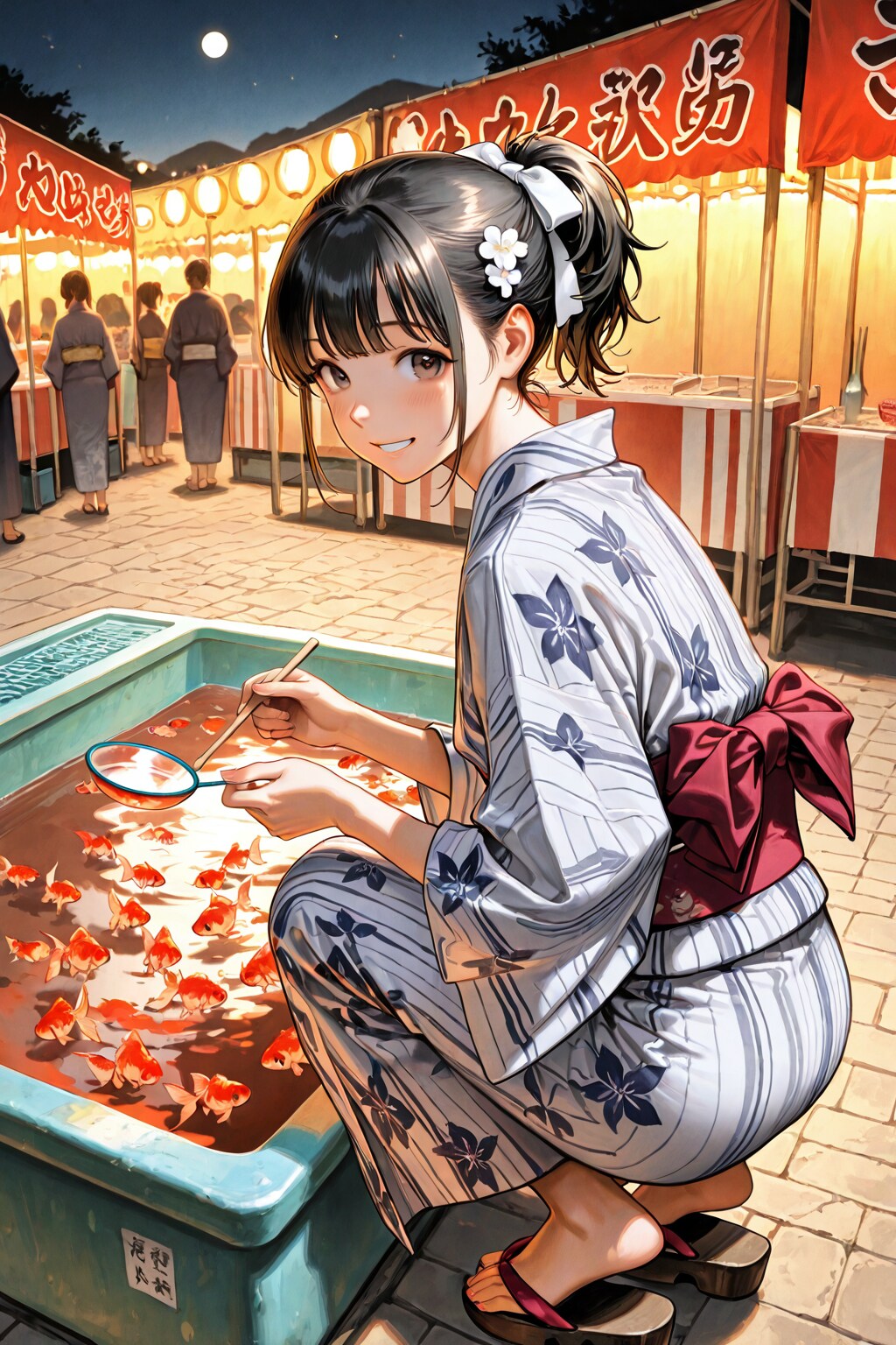 金魚すくい