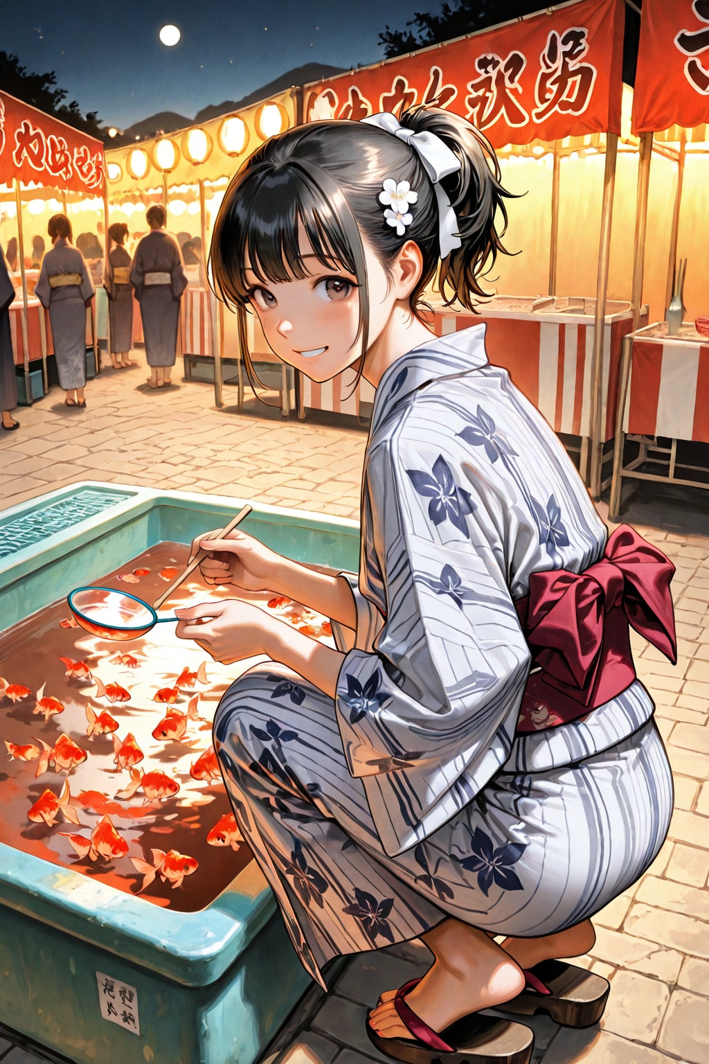 金魚すくい