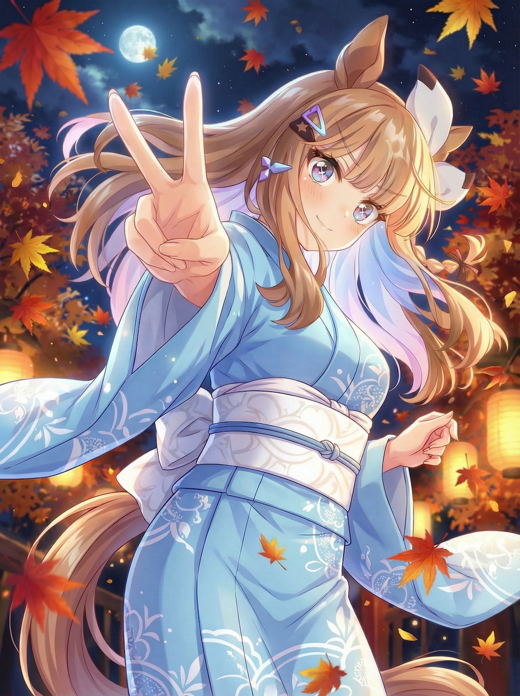 着物アーモンドアイ