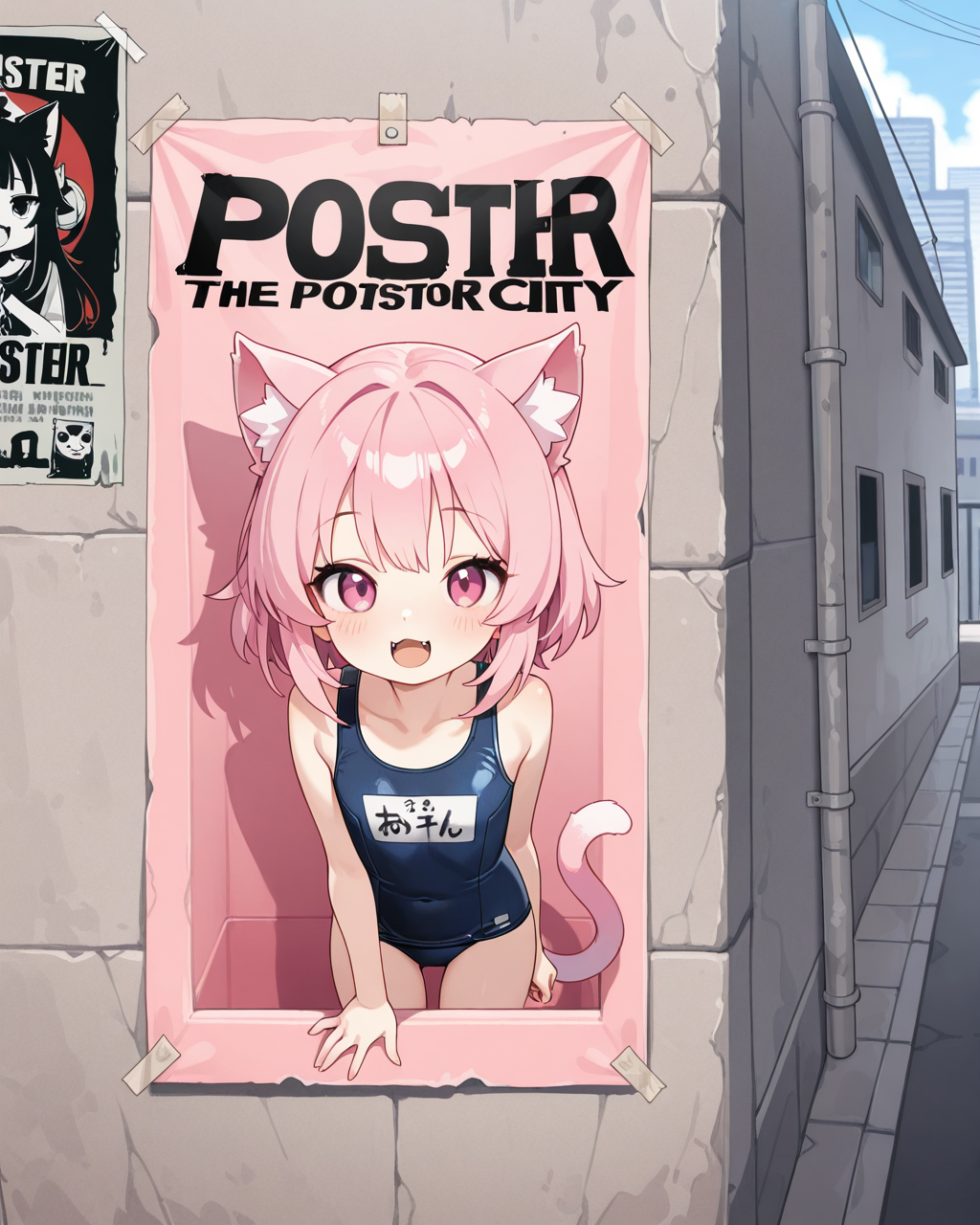 ぺったんこねこのぺっちゃん娘ポスター