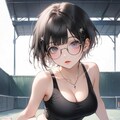 テニス少女 2枚目