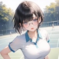 テニス少女 5枚目