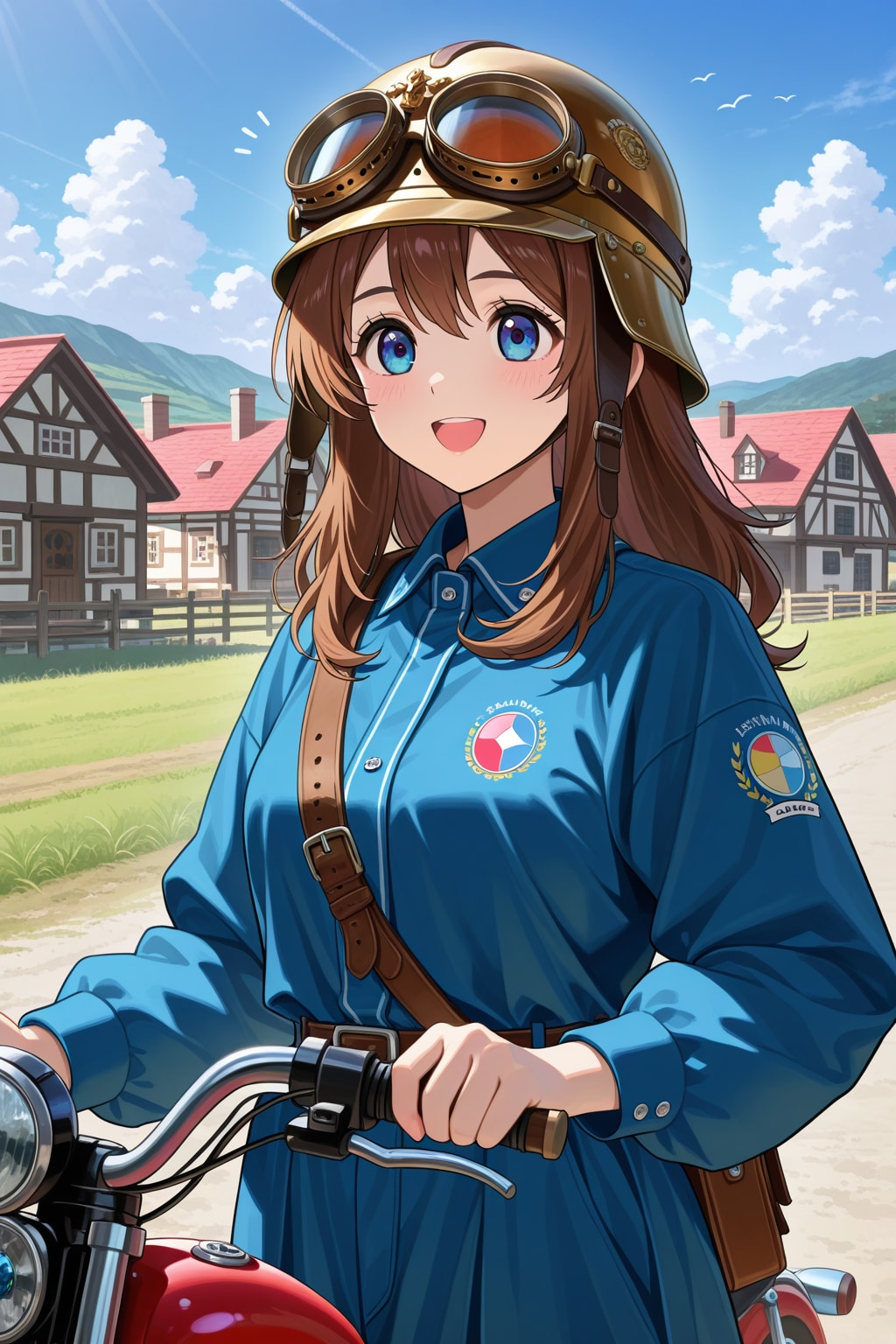 バイク好きなお姉さん