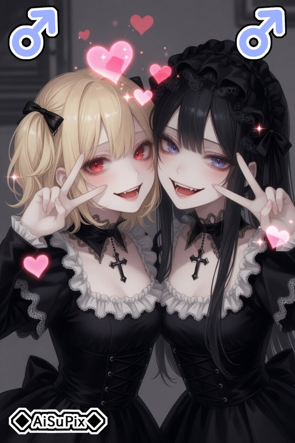 💙AiSuPix／可愛いゴスロリちゃん達💙