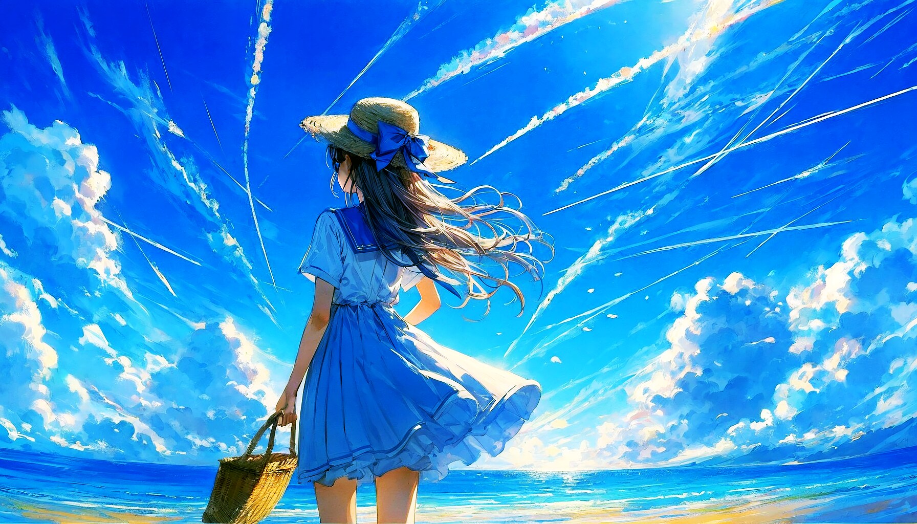 夏空と少女61 | の人気AIイラスト・グラビア