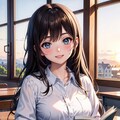 放課後読書 4枚目