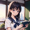 放課後読書 2枚目