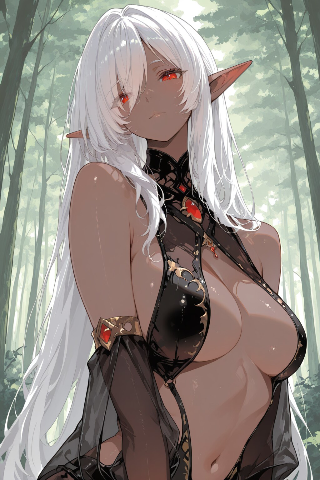 美少女ダークエルフ