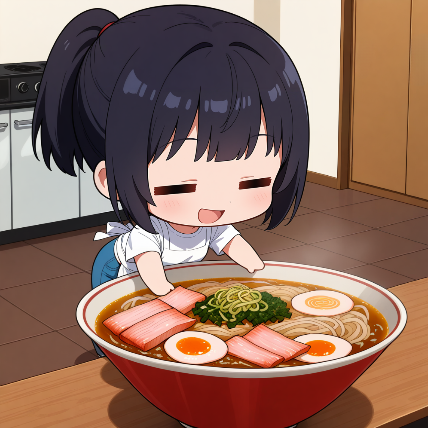 ラーメンもBIGですよ～ | の人気AIイラスト・グラビア