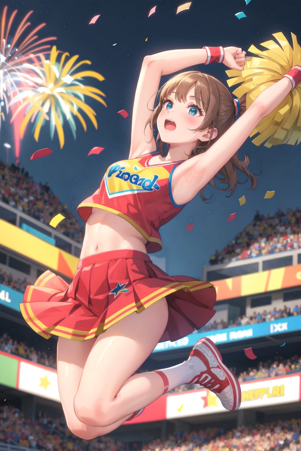 美少女チアガール | の人気AIイラスト・グラビア