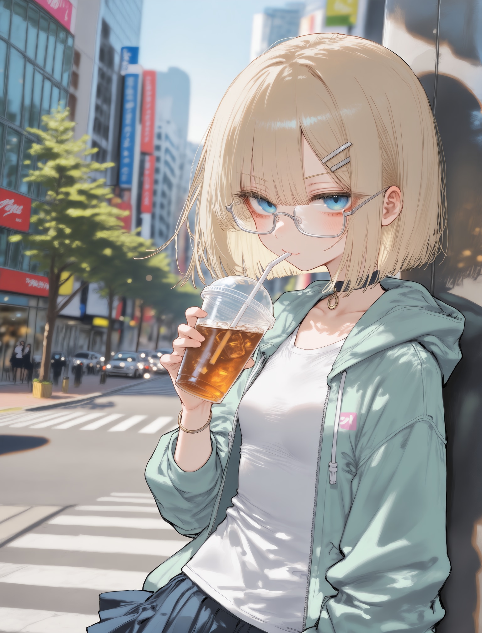 街角のぺたん娘