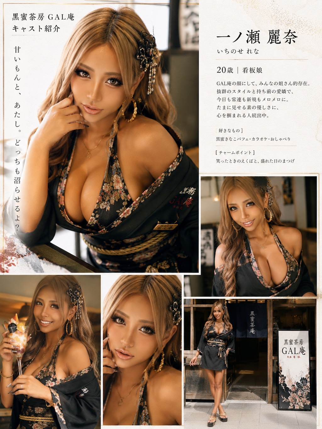 和風喫茶「黒蜜茶房 GAL庵」