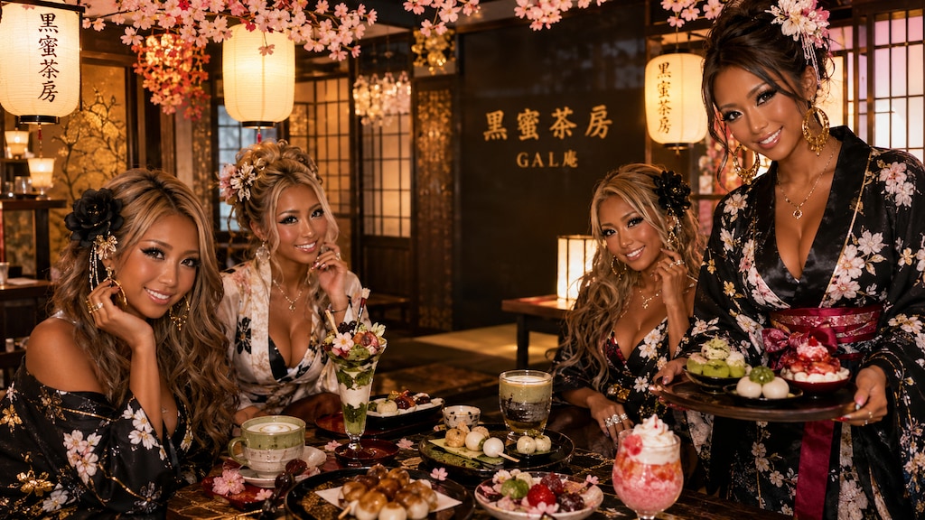 和風喫茶「黒蜜茶房 GAL庵」