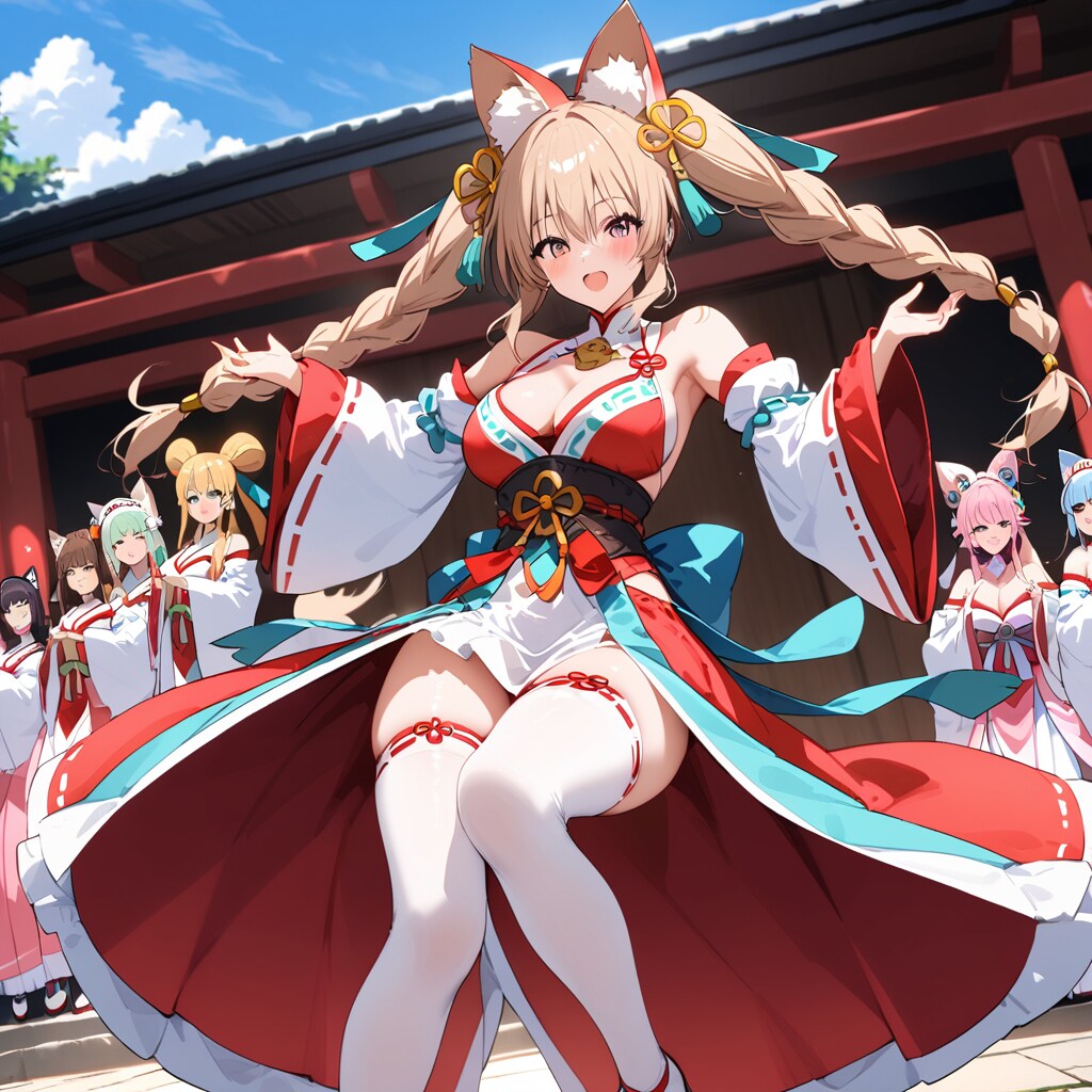 ようこそオキツネ神社祭へ | の人気AIイラスト・グラビア