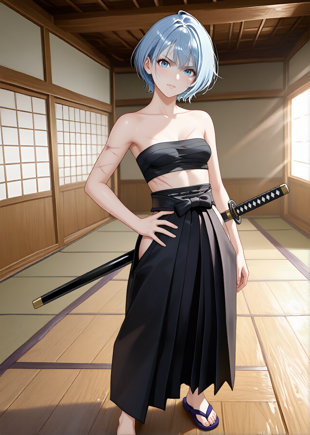 蒼井空（AoiSora）帯刀