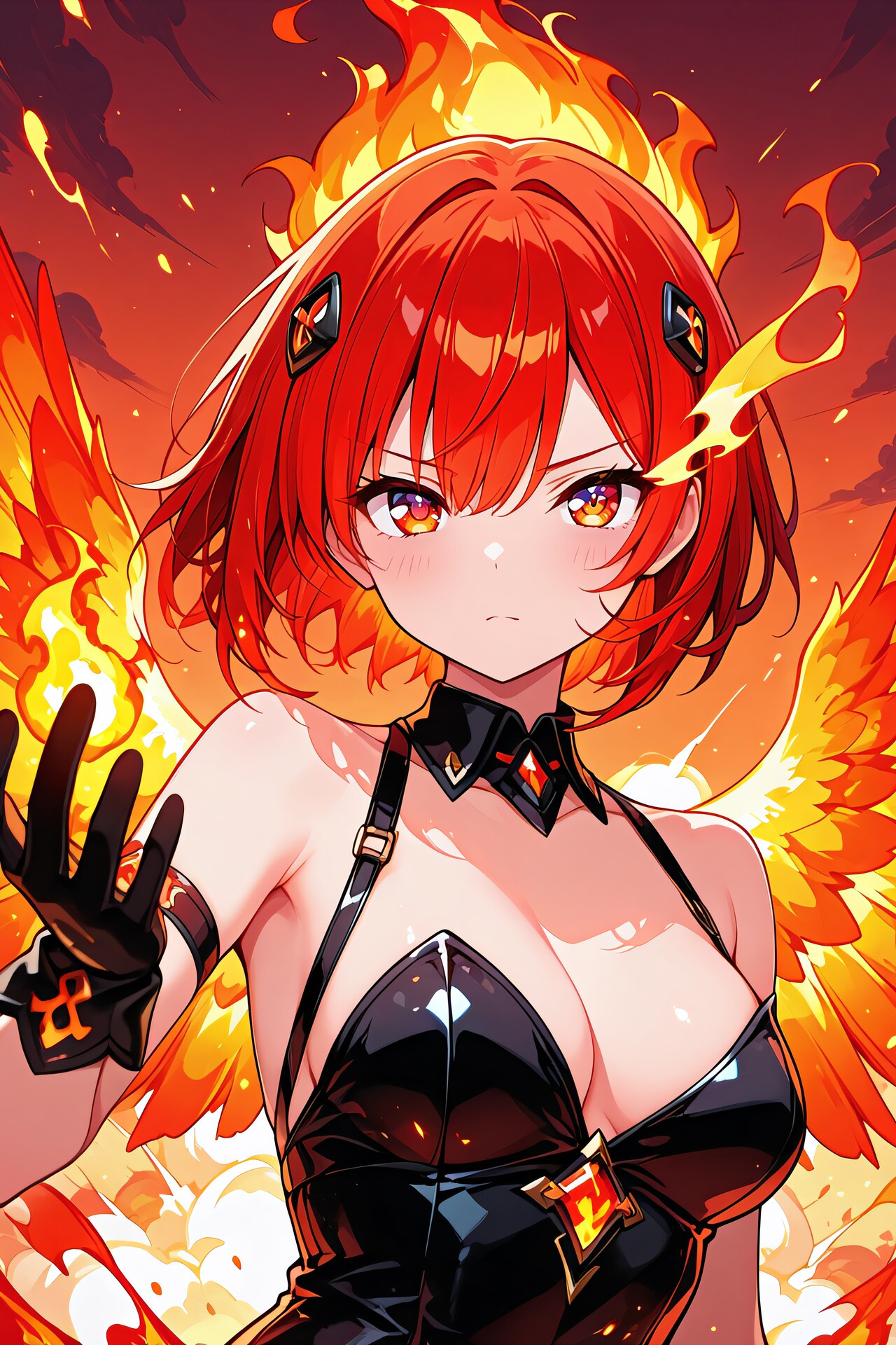 私環境でPHOENIXちゃん | の人気AIイラスト・グラビア