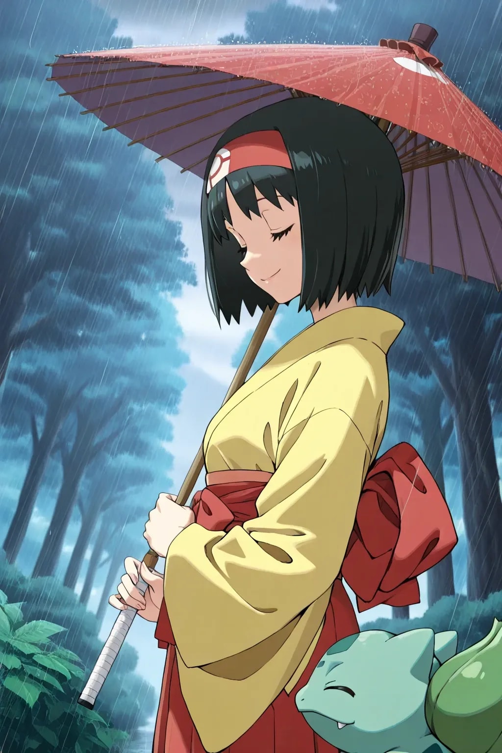 エリカとフシギダネ