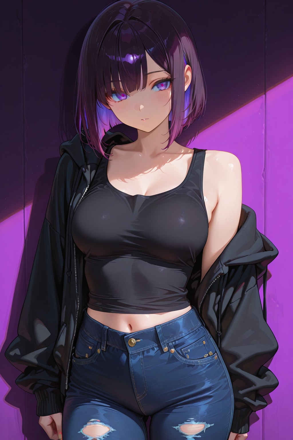 紫色が似合う女の子の詰め合わせ