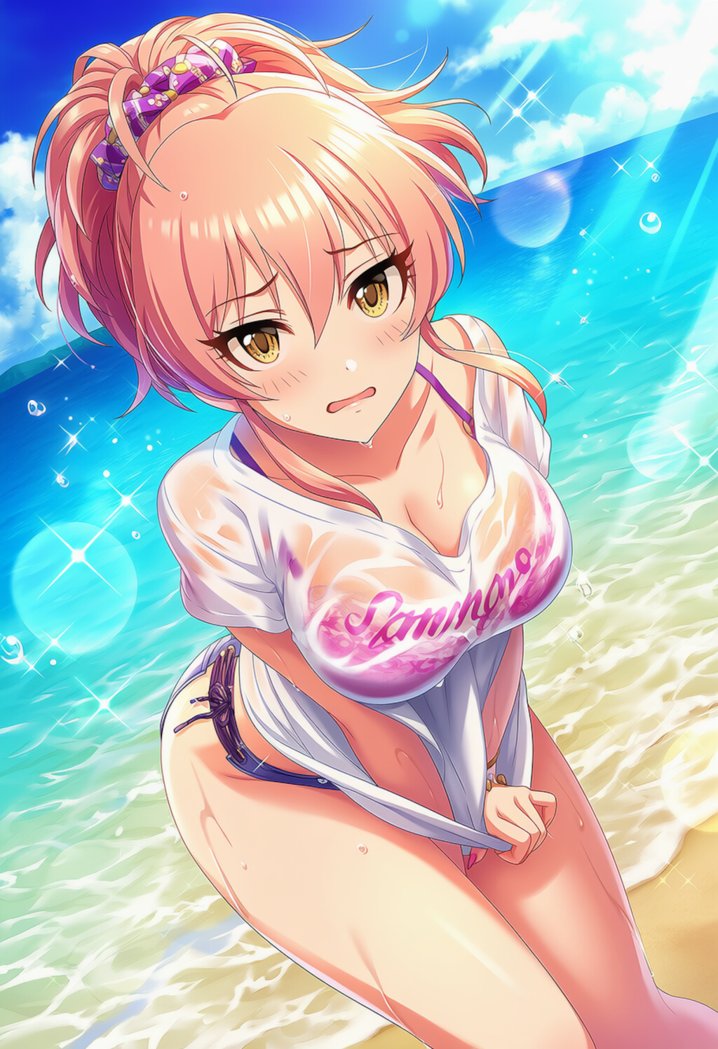 アイドル着衣水着グラビア５連発