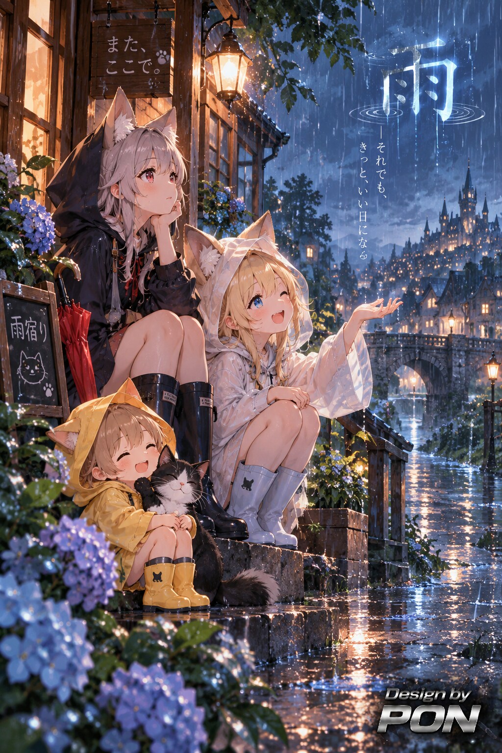 今日は雨☔️ | の人気AIイラスト・グラビア