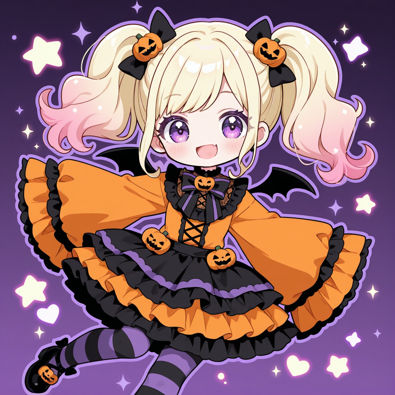 カボチャ色の小悪魔 | の人気AIイラスト・グラビア