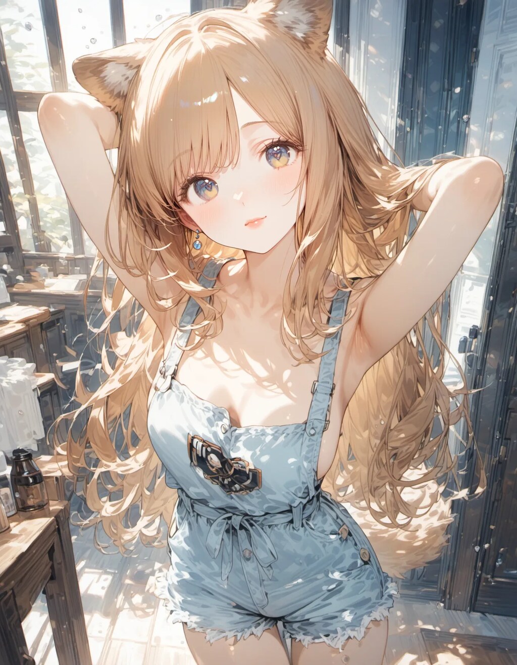 Sunny Morning Cat-Girl