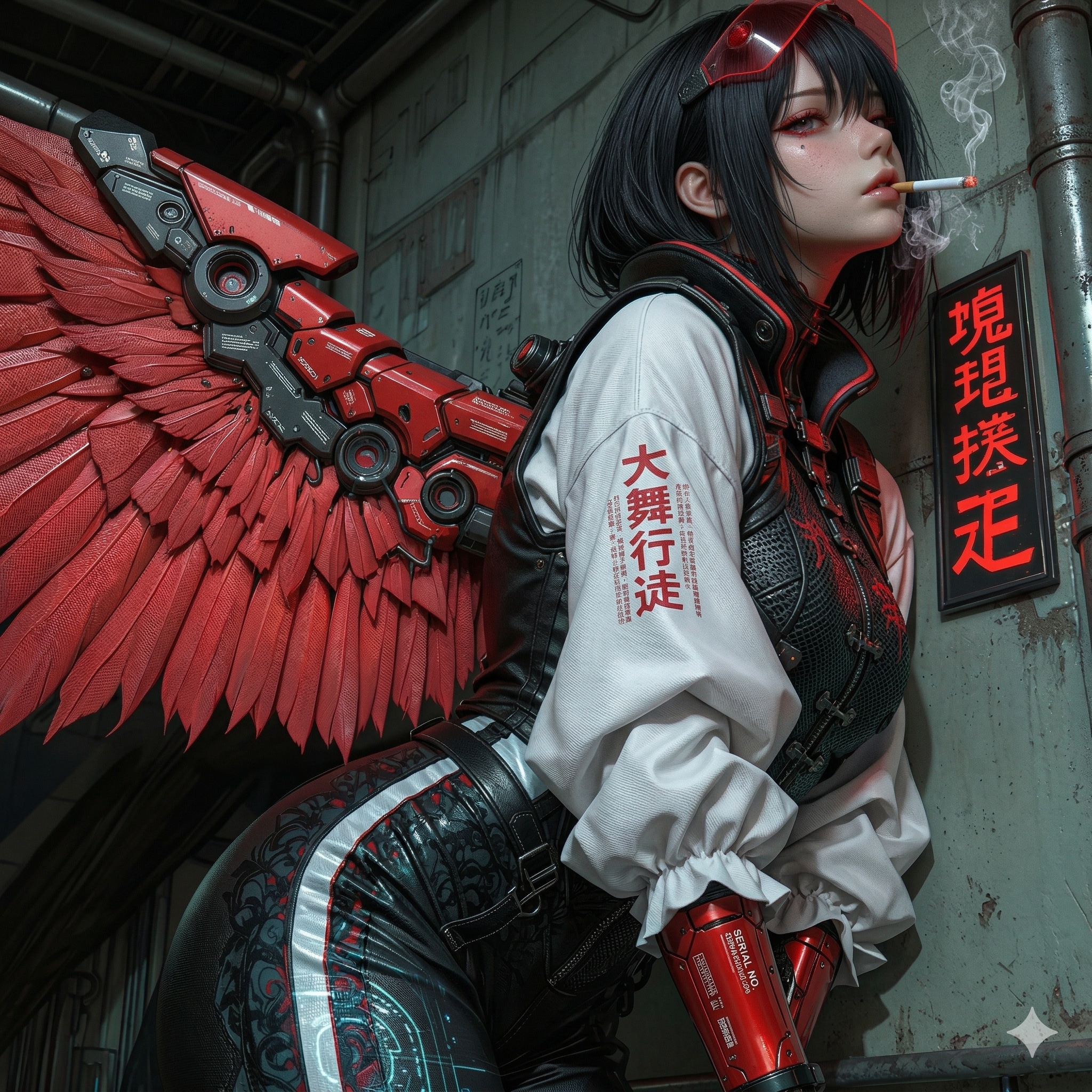 Hey boss! I can't make my afternoon deliveries because of the smog! | の人気AIイラスト・グラビア