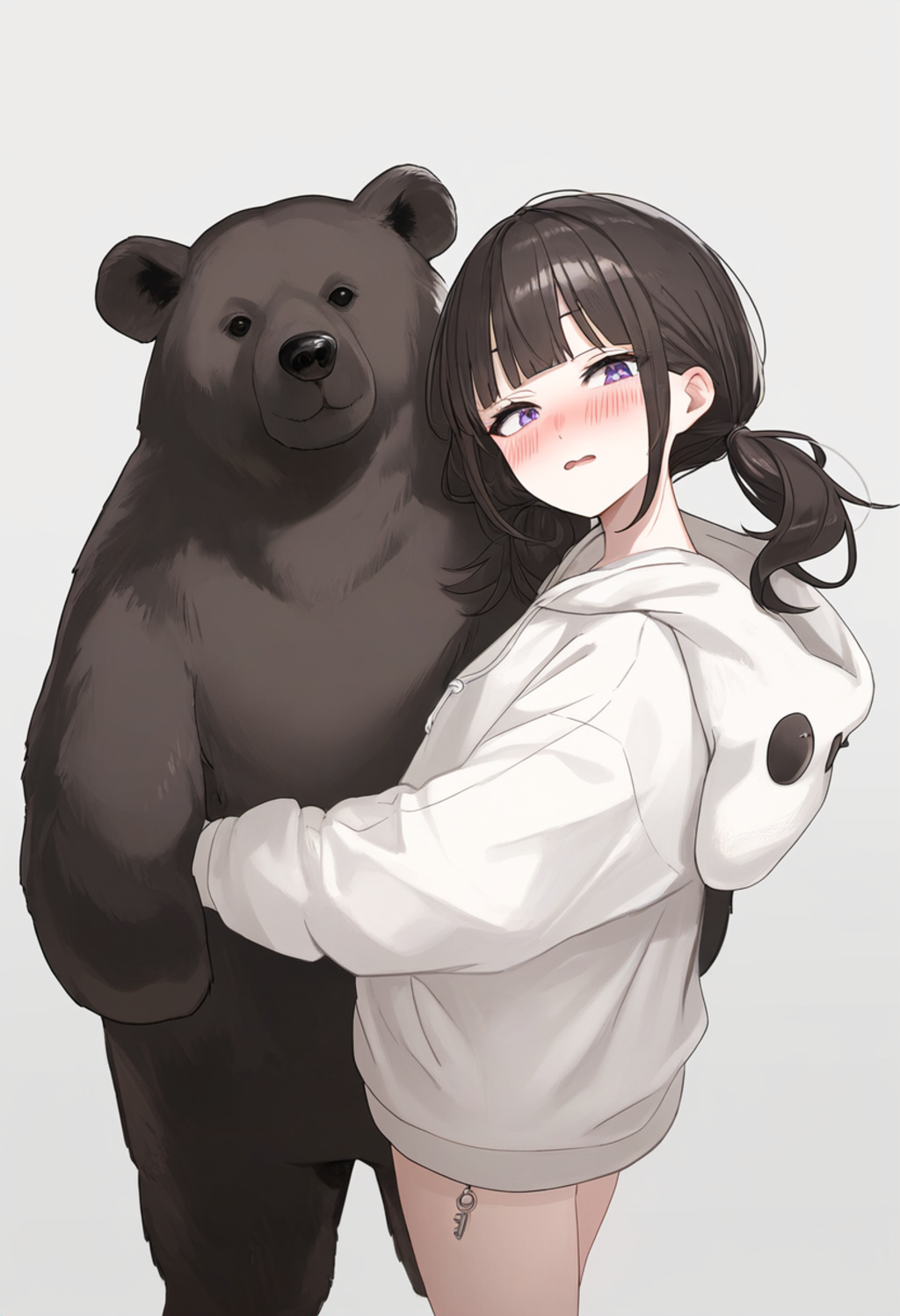 【追加魔法】nose blush&hood down