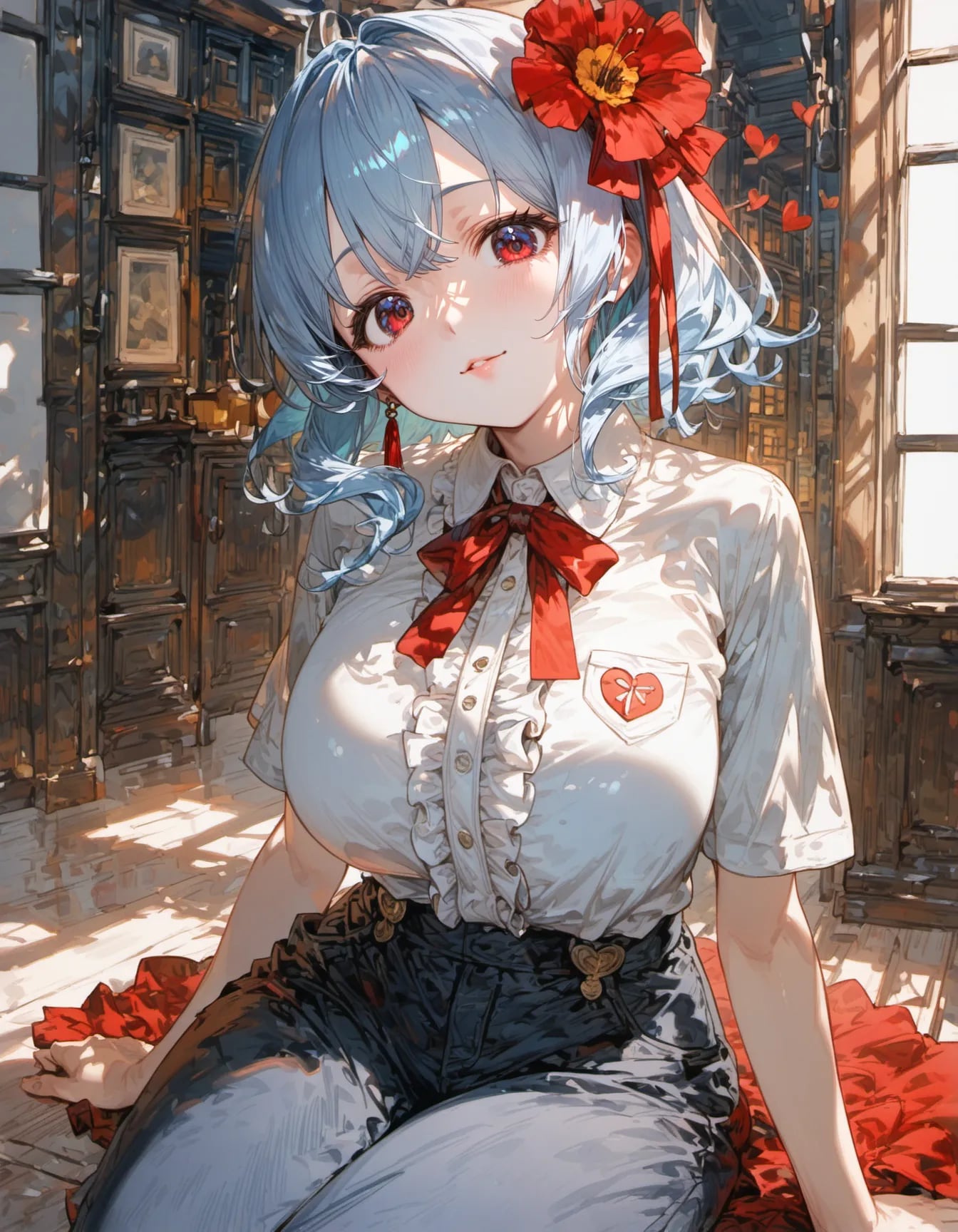 Letters Hidden in Scarlet