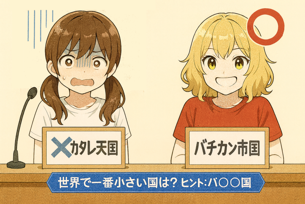 クイズ！タライでGO！