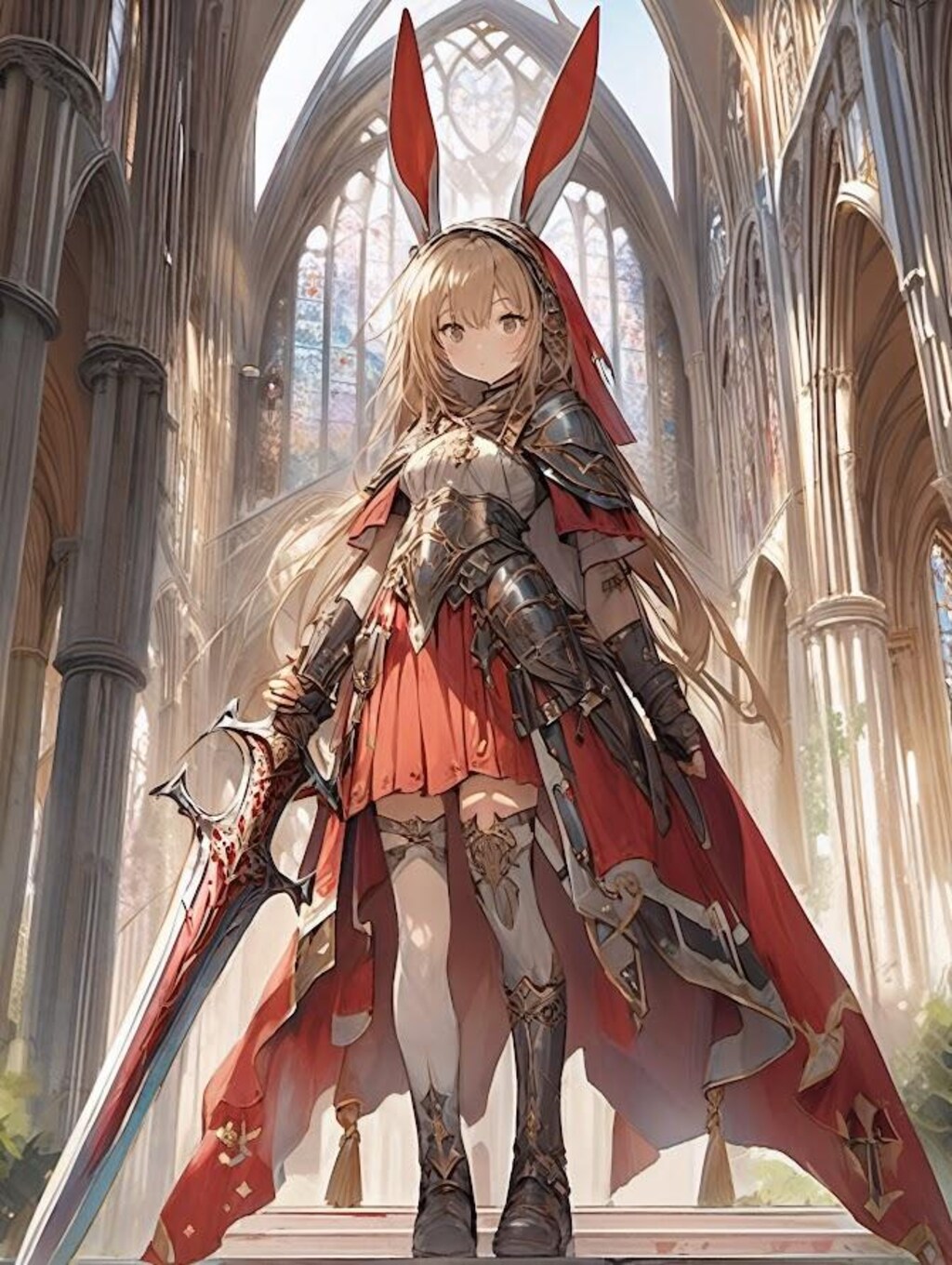 大聖堂とパラディンちゃん