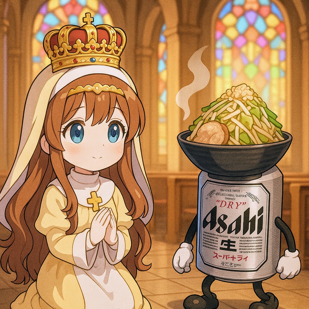 二◯系ラーメンとシスターの小さな女の子