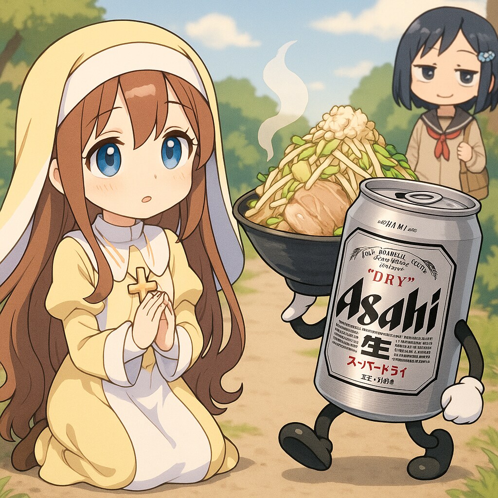 二◯系ラーメンとシスターの小さな女の子 | の人気AIイラスト・グラビア