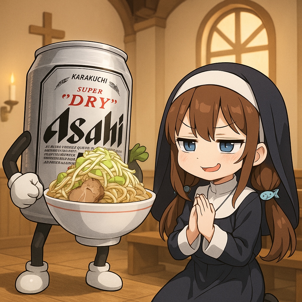 二◯系ラーメンとシスターの小さな女の子