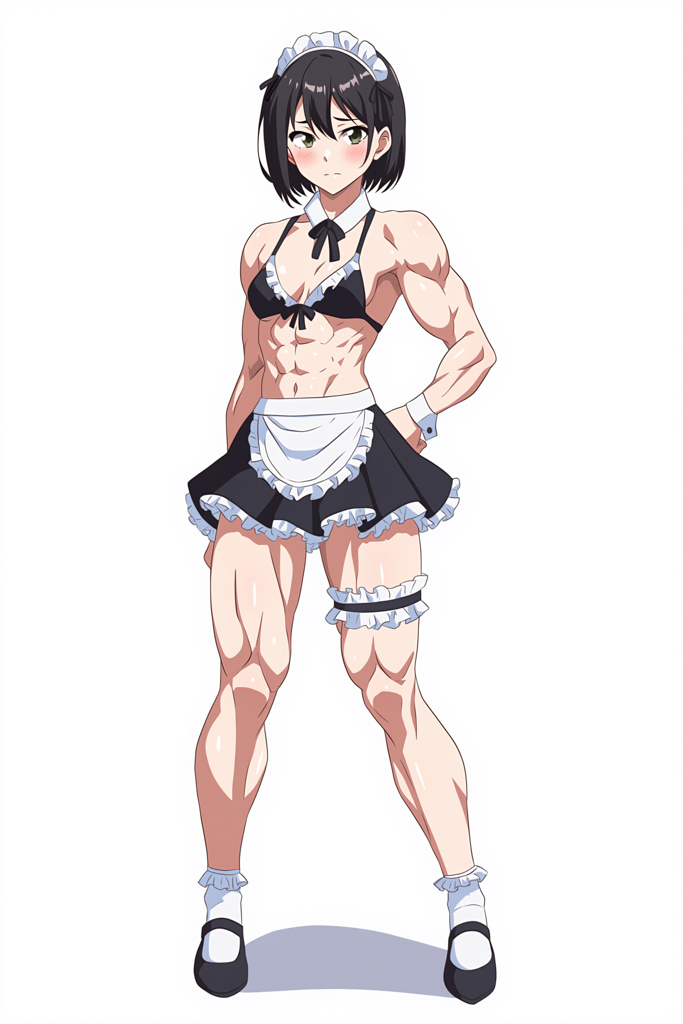 筋肉ビキニメイドさん