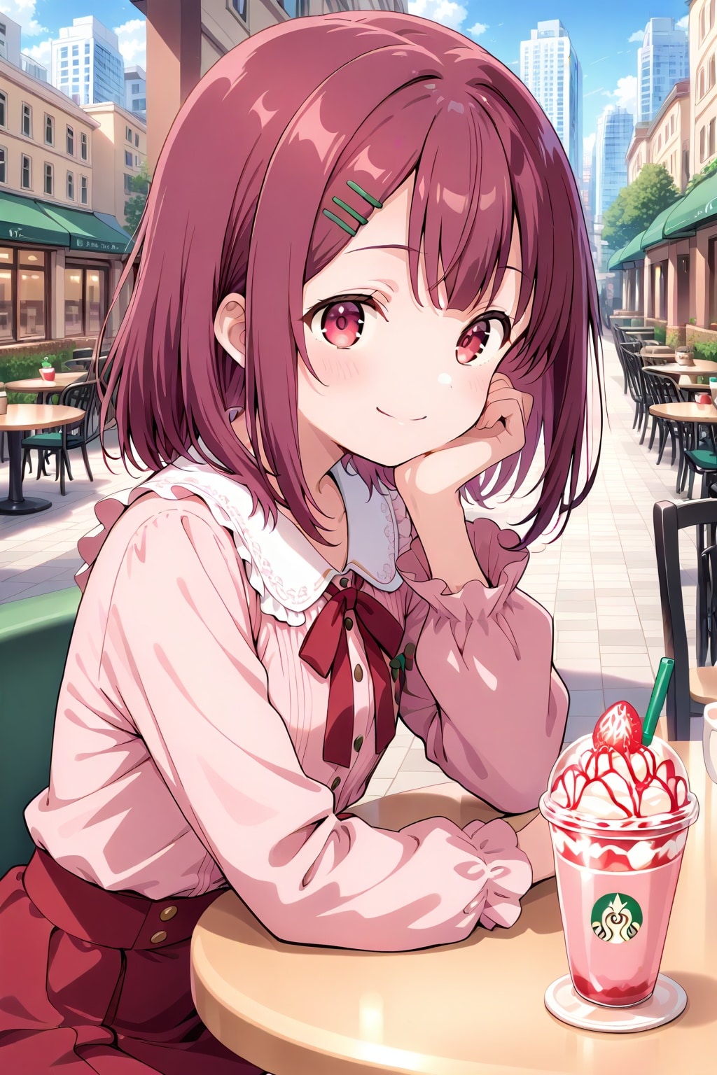 いちごちゃん🍓✨１３ | の人気AIイラスト・グラビア