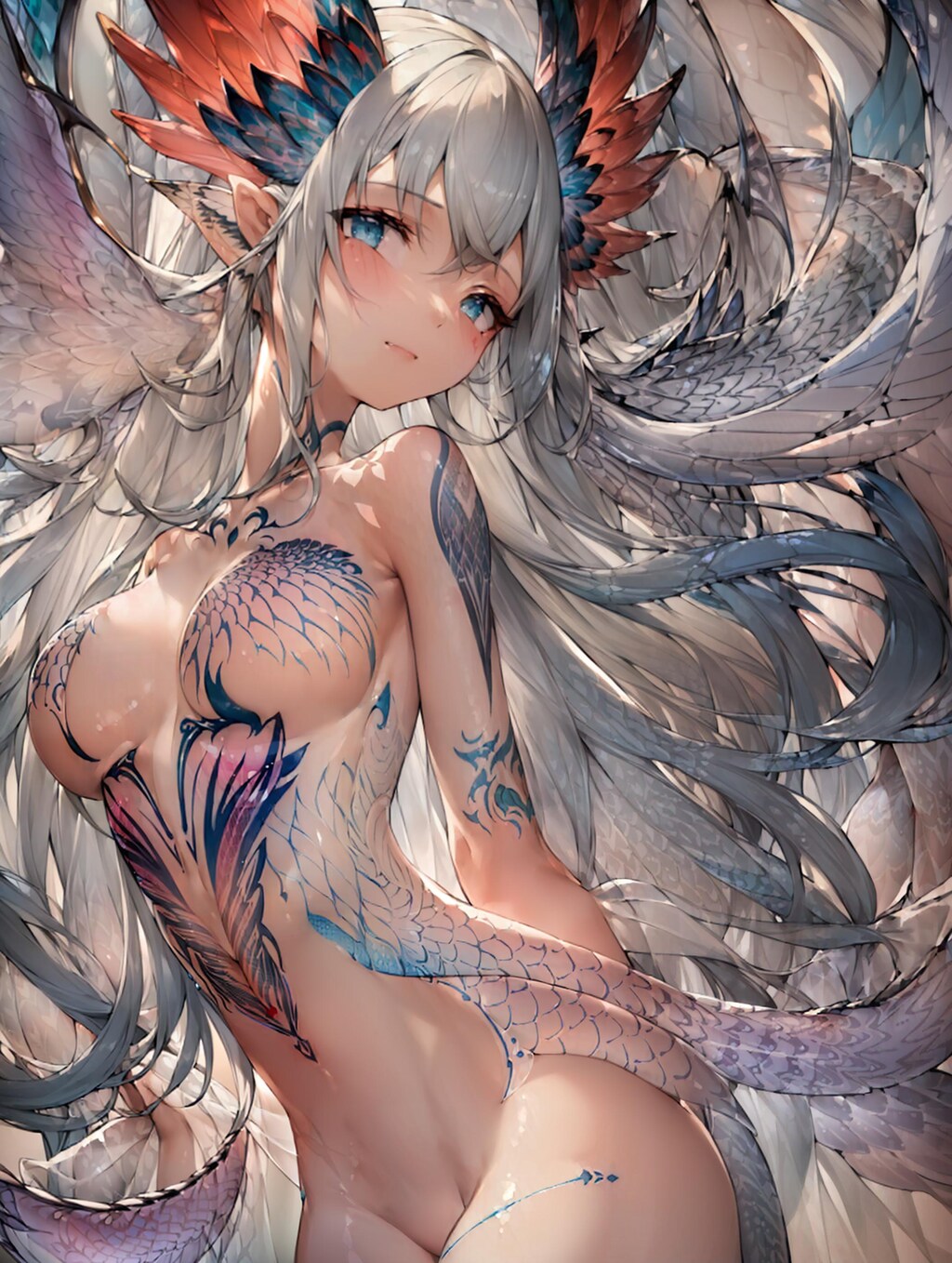 翼、ハーピー