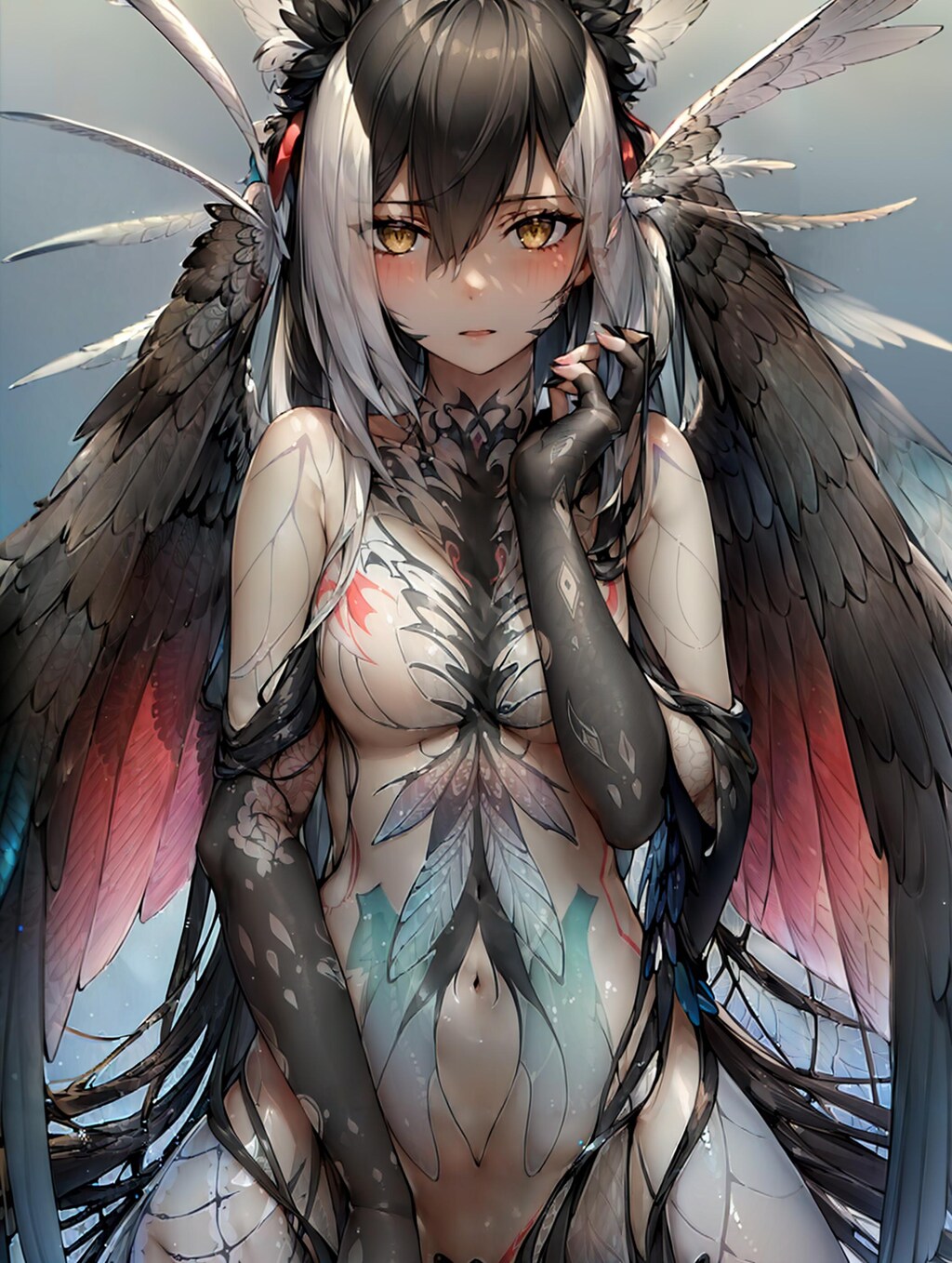 翼、ハーピー
