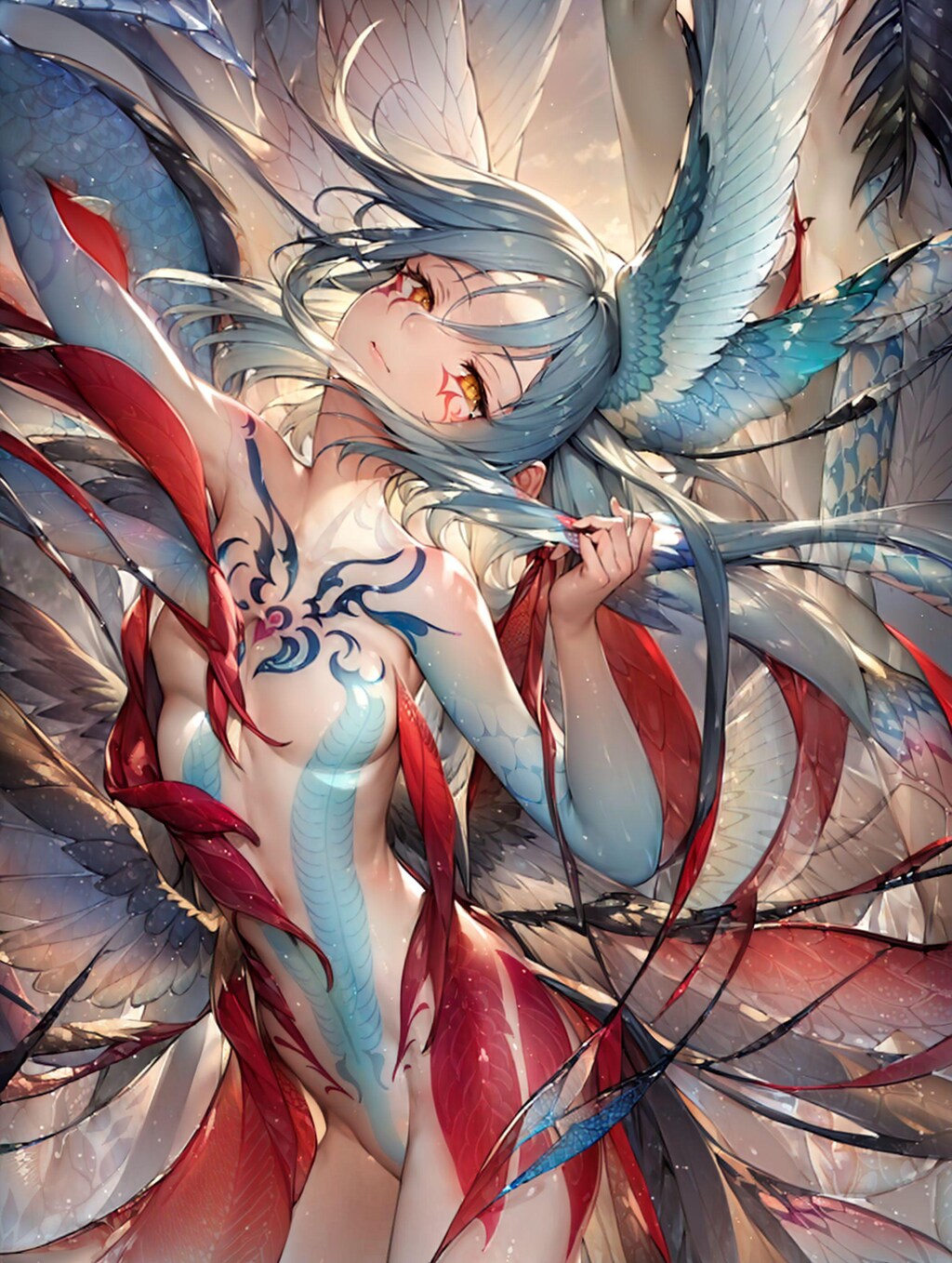 翼、ハーピー