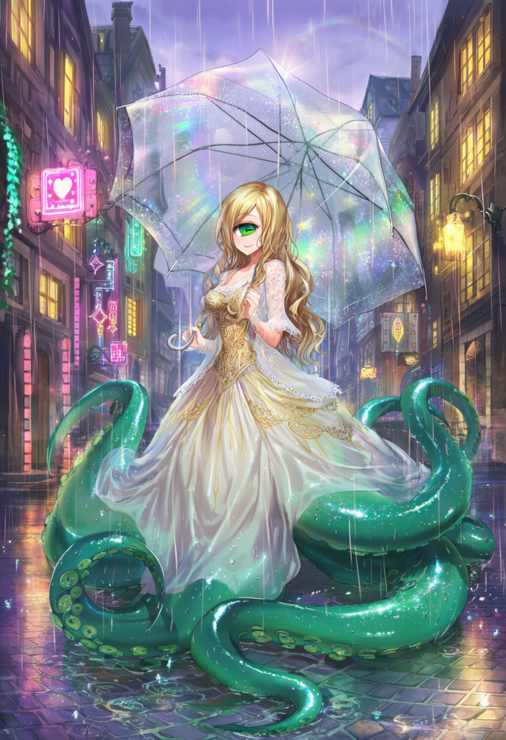 単眼スキュラ　雨の中のドレス