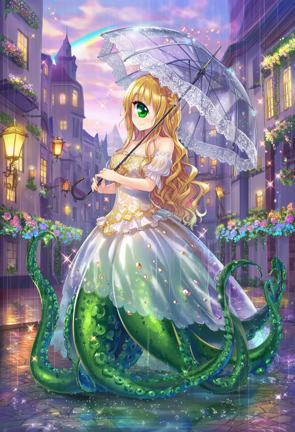 単眼スキュラ　雨の中のドレス
