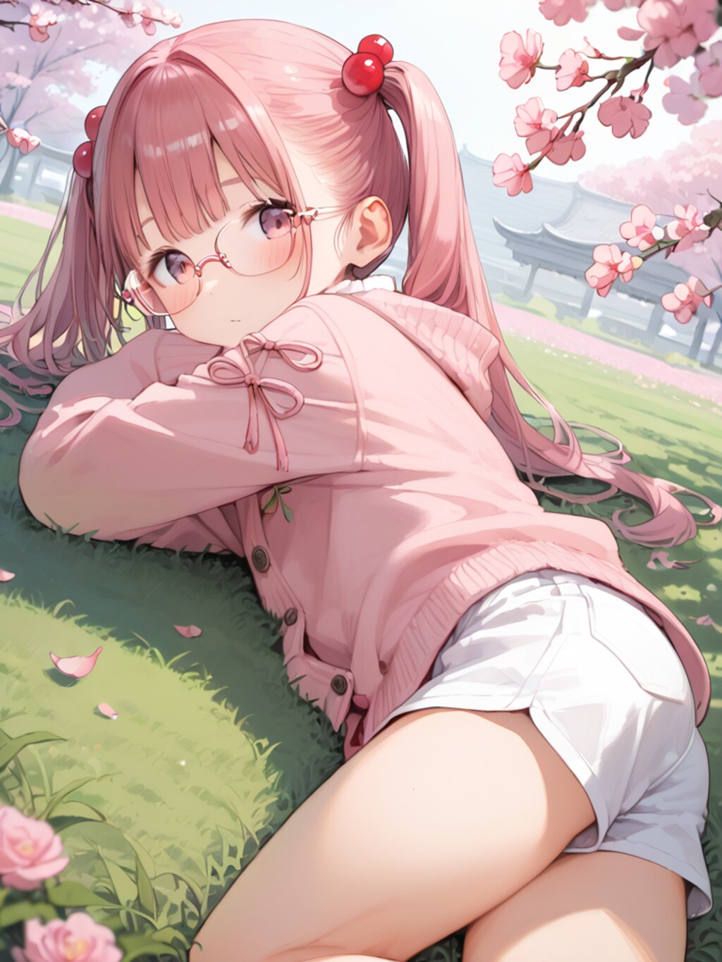 桜の花を擬人化（12枚）