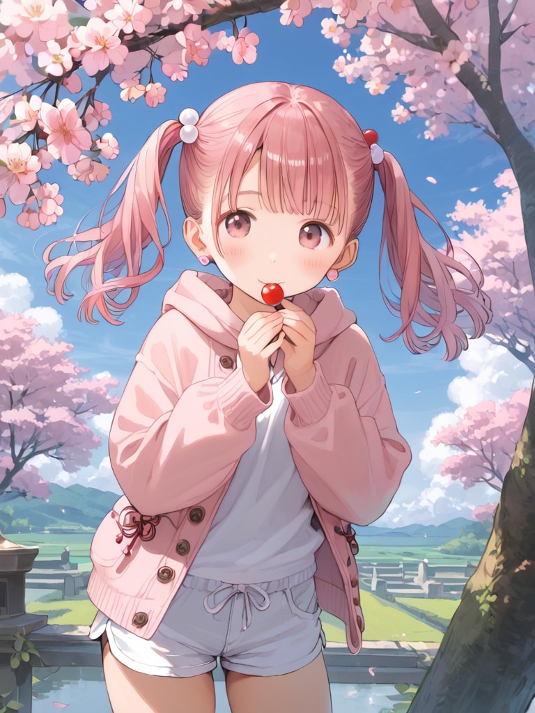 桜の花を擬人化（12枚） | の人気AIイラスト・グラビア