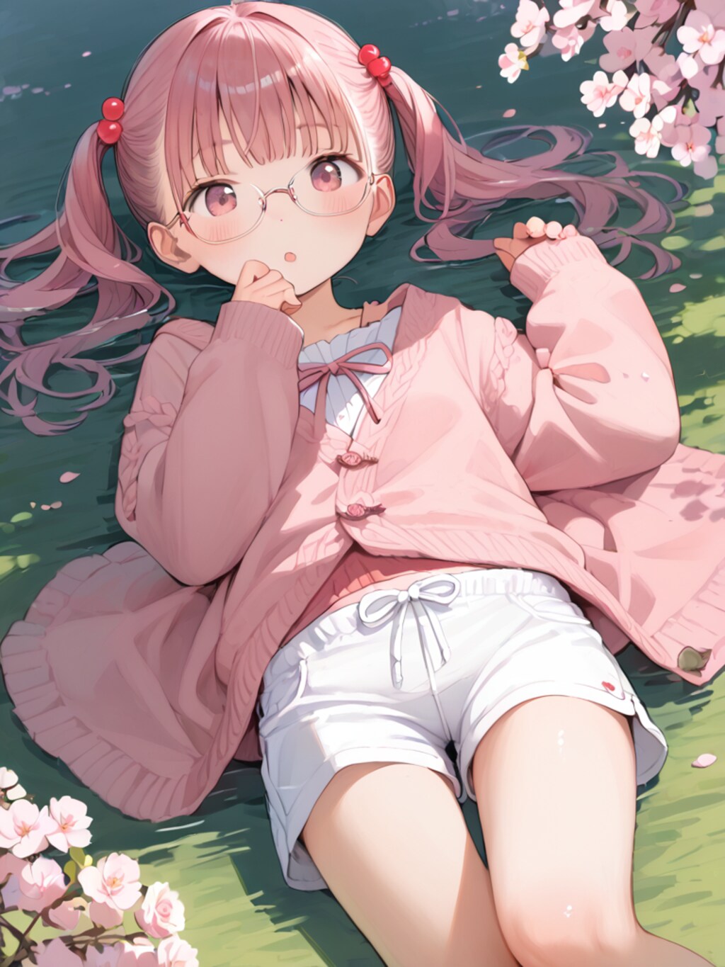 桜の花を擬人化（12枚）