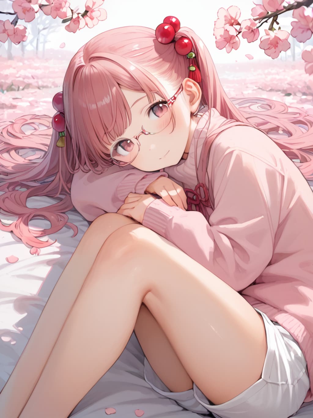 桜の花を擬人化（12枚）