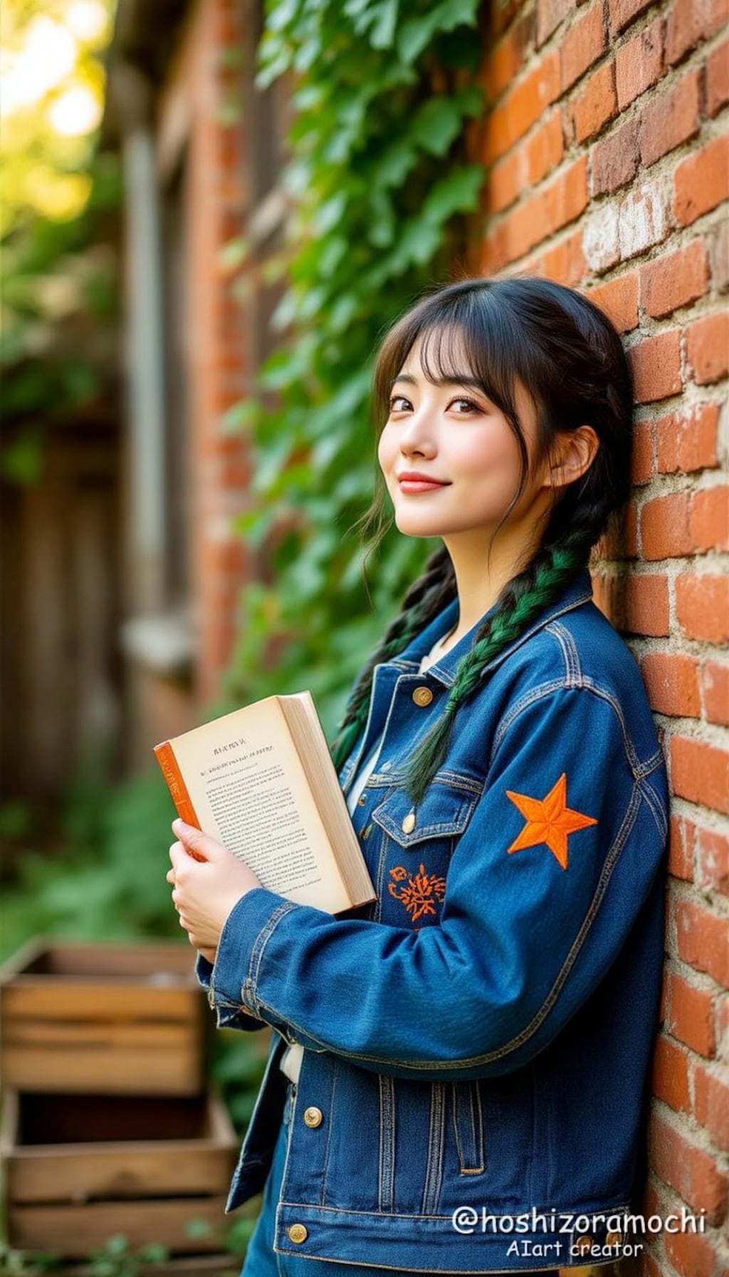 インディゴ・リバース、古本屋の裏庭 - Indigo Reverse, Backyard of a Secondhand Bookstore