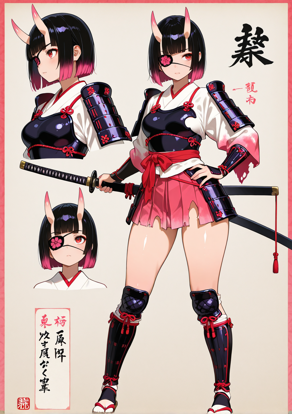 鬼っ子ちゃん設定画