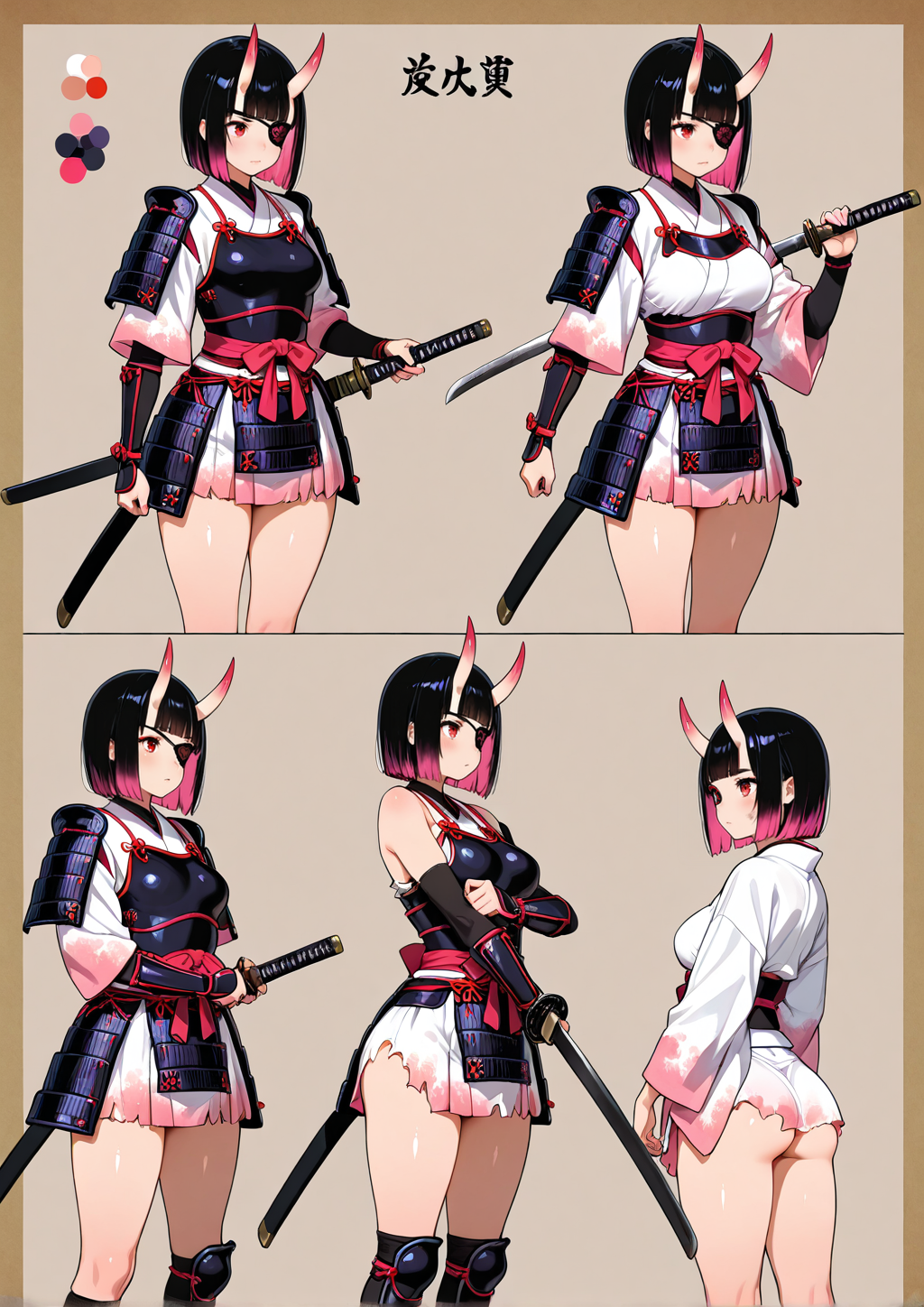 鬼っ子ちゃん設定画