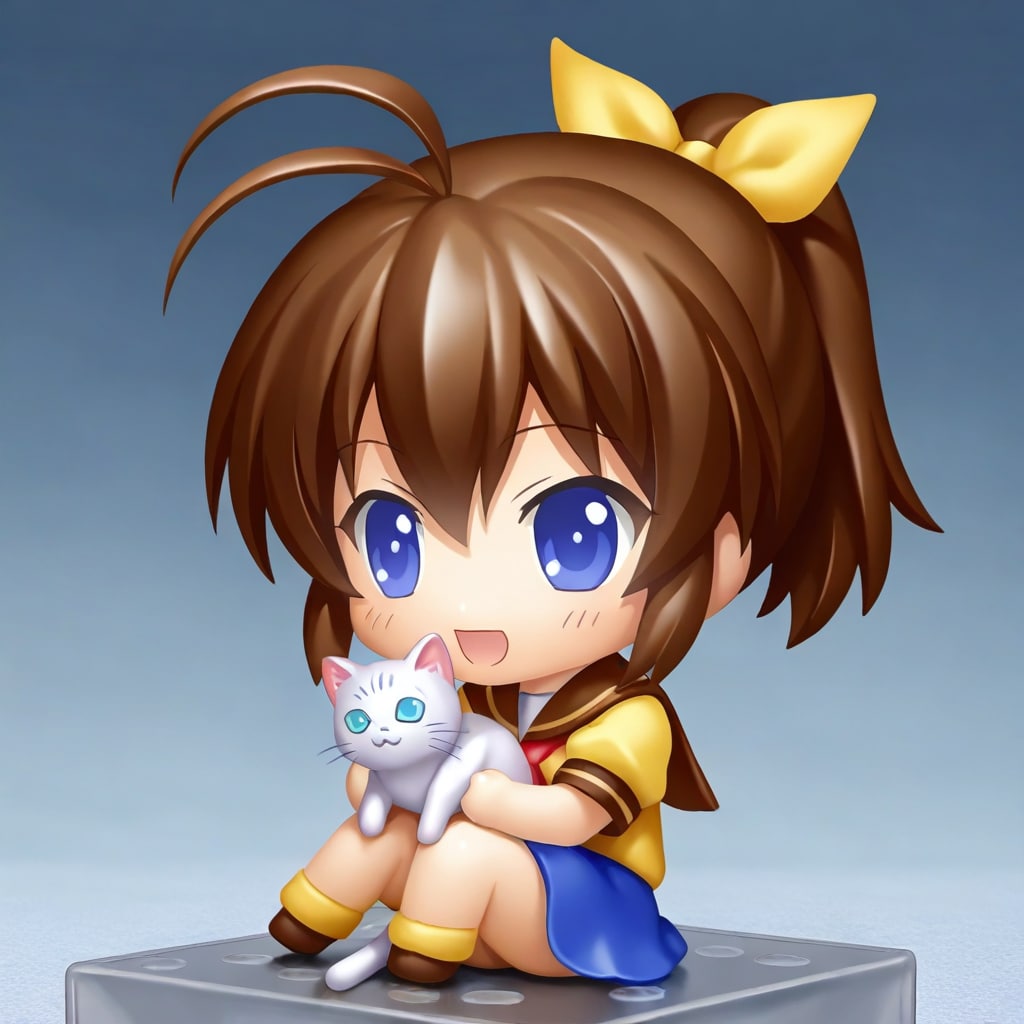 浴衣とフィギア