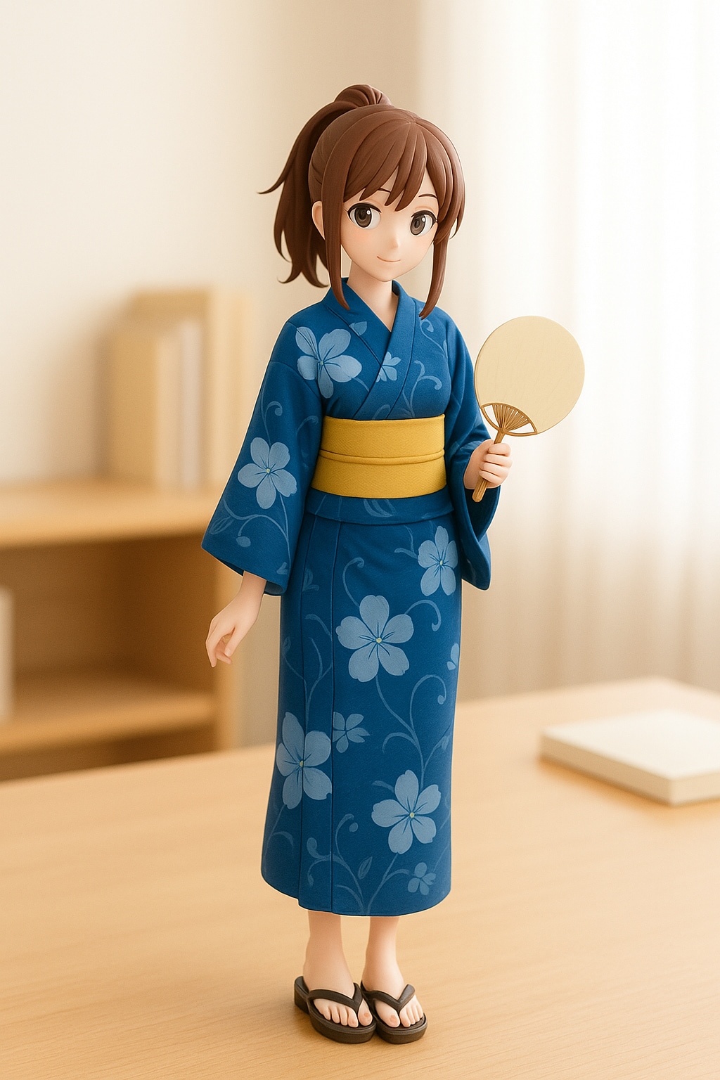 浴衣とフィギア